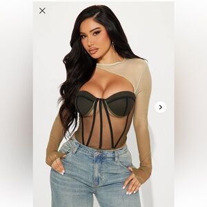 Fashion Nova Sights On Me Mesh Top